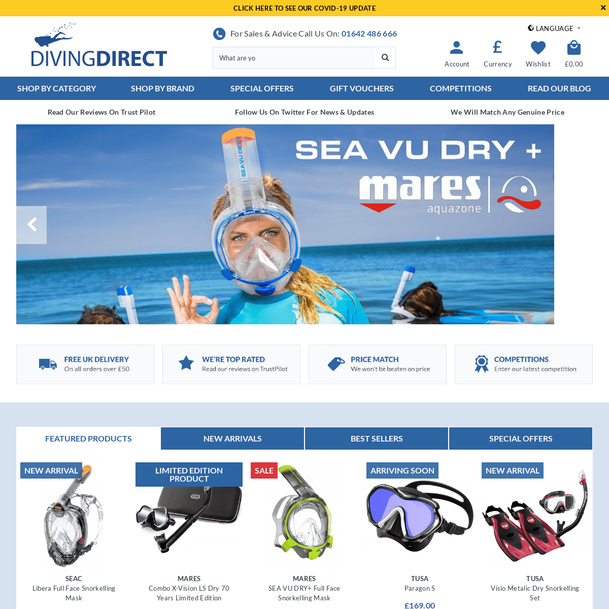 A complete backup of divingdirect.co.uk