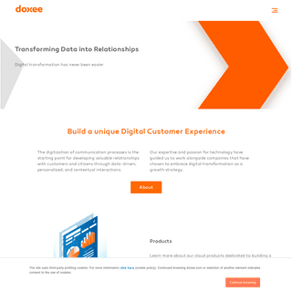 The Digital Customer Experience Company - Doxee
