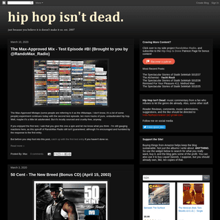 A complete backup of hiphopisntdead.blogspot.com