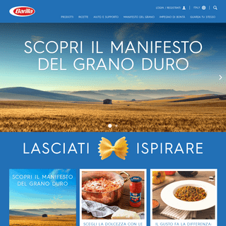 A complete backup of barilla.it