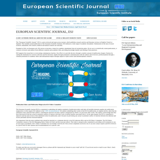A complete backup of eujournal.org