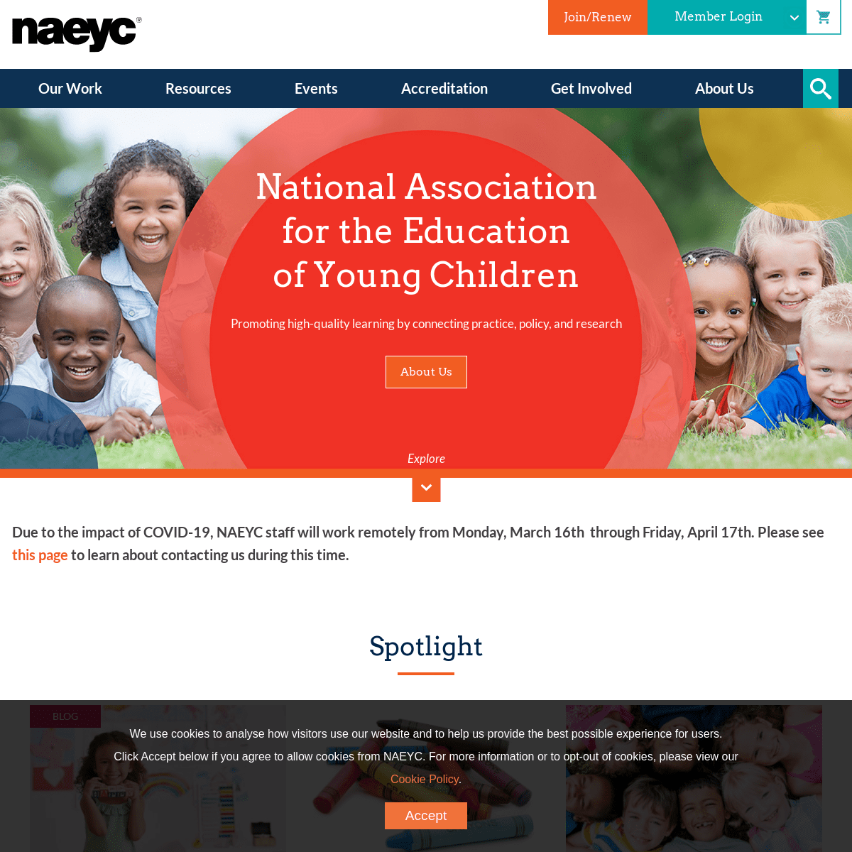A complete backup of naeyc.org