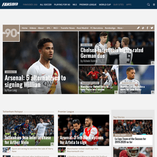 Soccer News for International Soccer, Football, and Futbol Teams and Leagues - Playing for 90