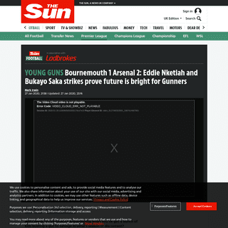 Bournemouth 1 Arsenal 2- Eddie Nketiah and Bukayo Saka strikes prove future is bright for Gunners â€“ The Sun