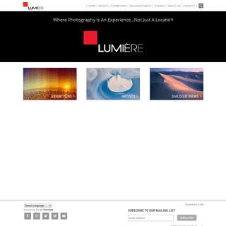 A complete backup of lumieregallery.net
