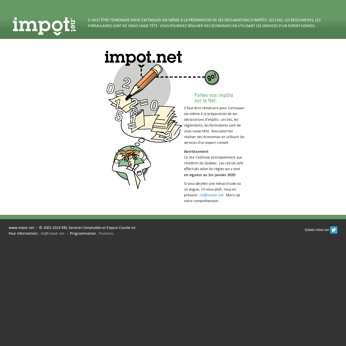 A complete backup of impot.net