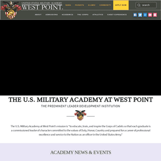 A complete backup of westpoint.edu