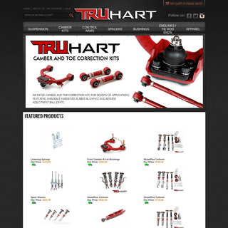 TruHart- Camber Kits, Bushings, Control Arms, Performance Shocks, Springs