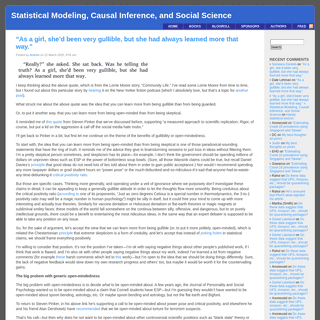 Statistical Modeling, Causal Inference, and Social Science