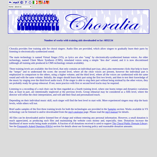 A complete backup of choralia.net