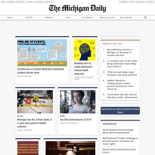 A complete backup of michigandaily.com