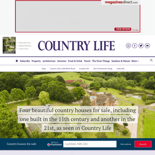 A complete backup of countrylife.co.uk