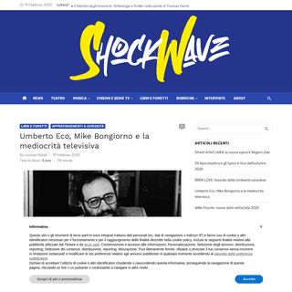 A complete backup of www.shockwavemagazine.it/fumetti-libri/umberto-eco-mike-bongiorno/