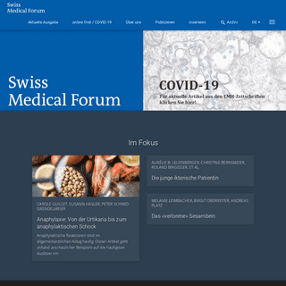 A complete backup of medicalforum.ch
