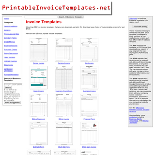 A complete backup of printableinvoicetemplates.net
