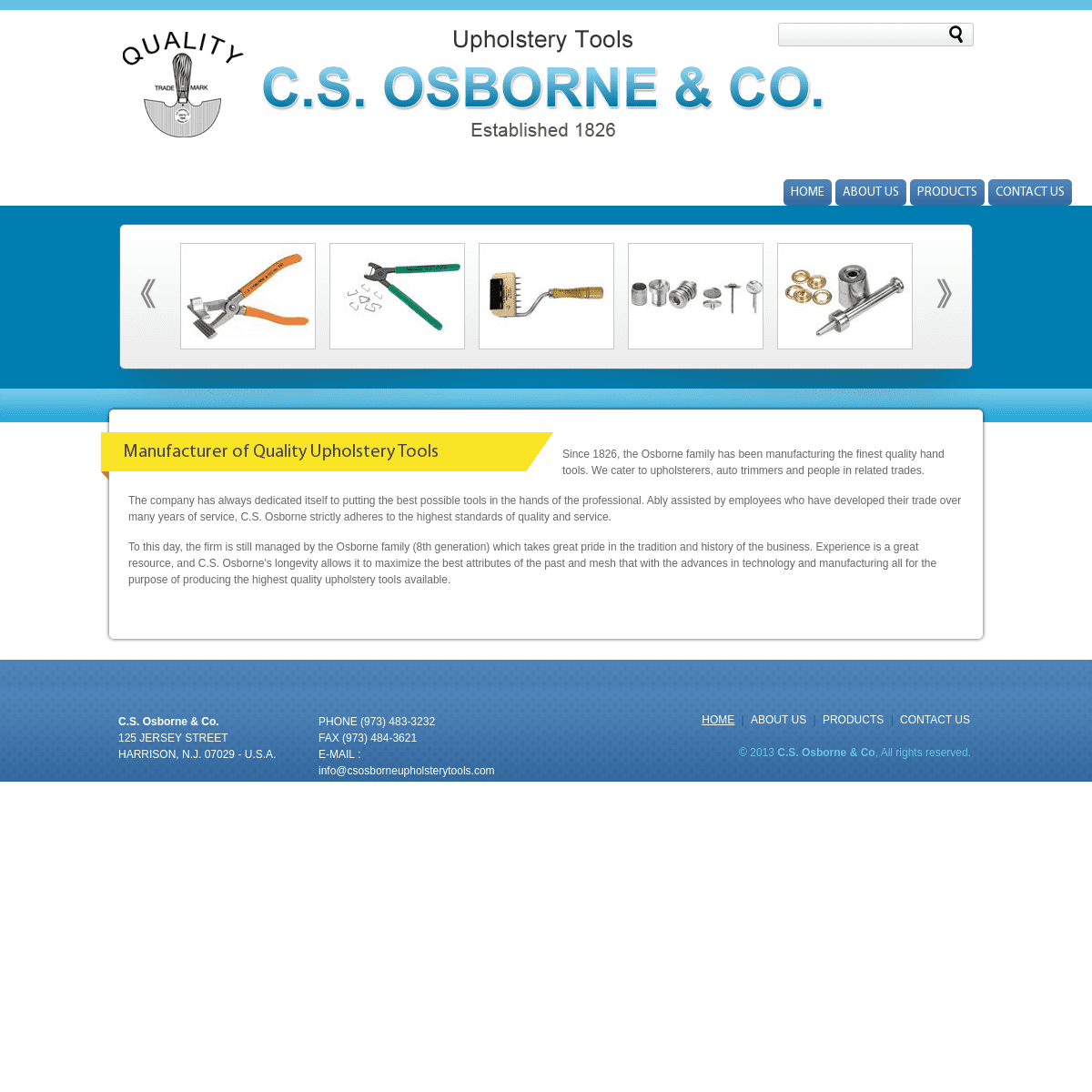 A complete backup of csosborneupholsterytools.com