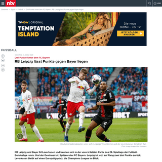 A complete backup of www.n-tv.de/sport/fussball/RB-Leipzig-laesst-Punkte-gegen-Bayer-liegen-article21612061.html