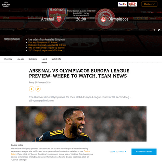 A complete backup of www.uefa.com/uefaeuropaleague/match/2028207--arsenal-vs-olympiacos/prematch/preview/