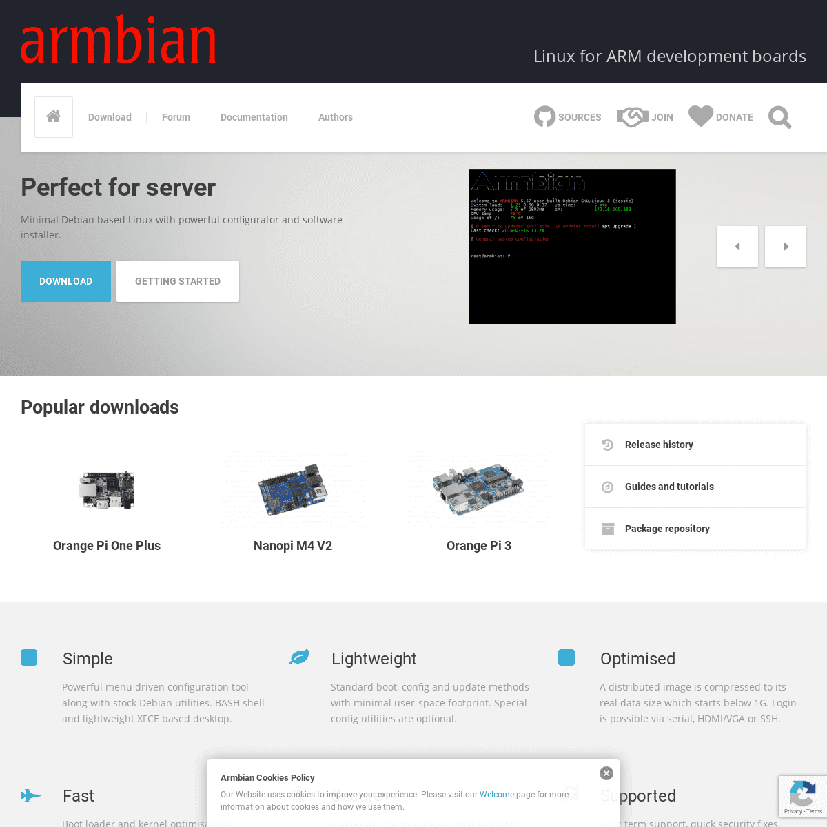 A complete backup of armbian.com