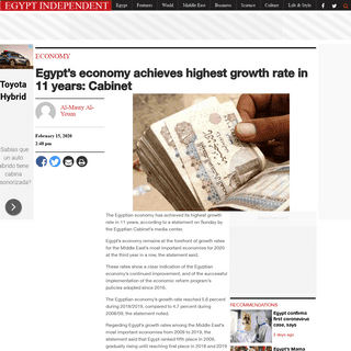 A complete backup of www.egyptindependent.com/egypts-economy-achieves-highest-growth-rate-in-11-years-cabinet/