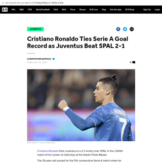 A complete backup of bleacherreport.com/articles/2877490-cristiano-ronaldo-ties-serie-a-goal-record-as-juventus-beat-spal-2-1
