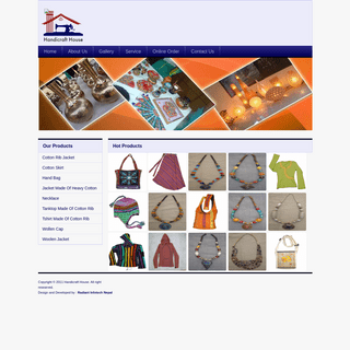 A complete backup of handicrafthouse.com