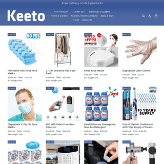 Keeto - Online Deals, Home & Garden Electrical Fashion Health & Beauty