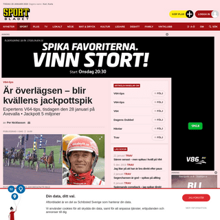A complete backup of www.aftonbladet.se/sportbladet/trav365/a/1n383B/ar-overlagsen--blir-kvallens-jackpottspik