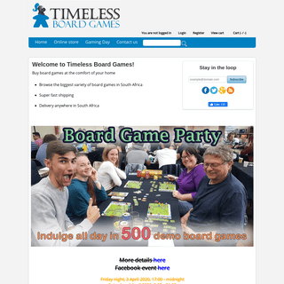 A complete backup of timelessboardgames.co.za