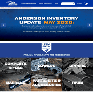 A complete backup of andersonmanufacturing.com