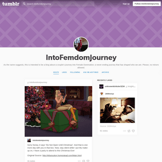A complete backup of intofemdomjourney.tumblr.com