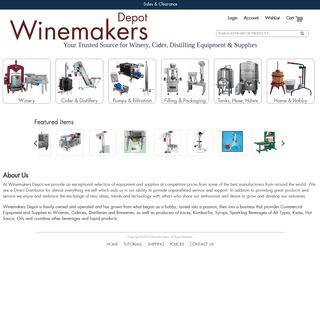 A complete backup of winemakersdepot.com