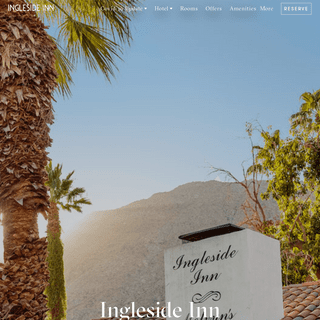 Ingleside Inn Palm Springs - Hotel Near Downtown Palm Springs