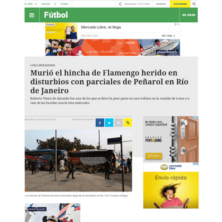 A complete backup of www.ovaciondigital.com.uy/futbol/murio-hincha-flamengo-herido-disturbios-parciales-penarol-rio-janeiro.html