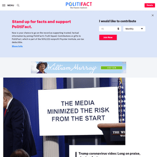 A complete backup of politifact.com