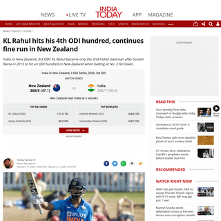 A complete backup of www.indiatoday.in/sports/cricket/story/india-vs-new-zealand-3rd-odi-kl-rahul-hundred-suresh-raina-elite-lis