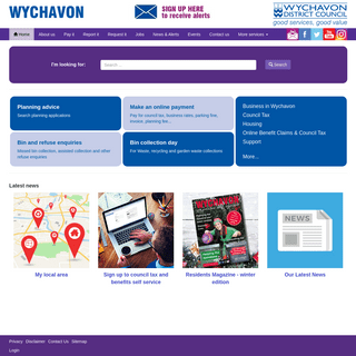 A complete backup of wychavon.gov.uk
