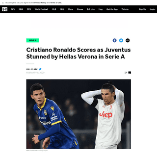 Cristiano Ronaldo Scores as Juventus Stunned by Hellas Verona in Serie A - Bleacher Report - Latest News, Videos and Highlights