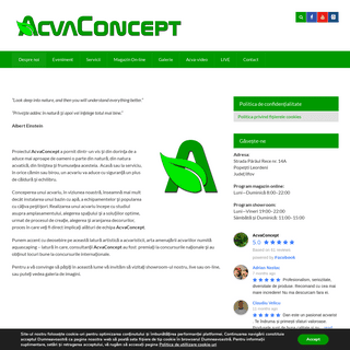 A complete backup of acvaconcept.ro
