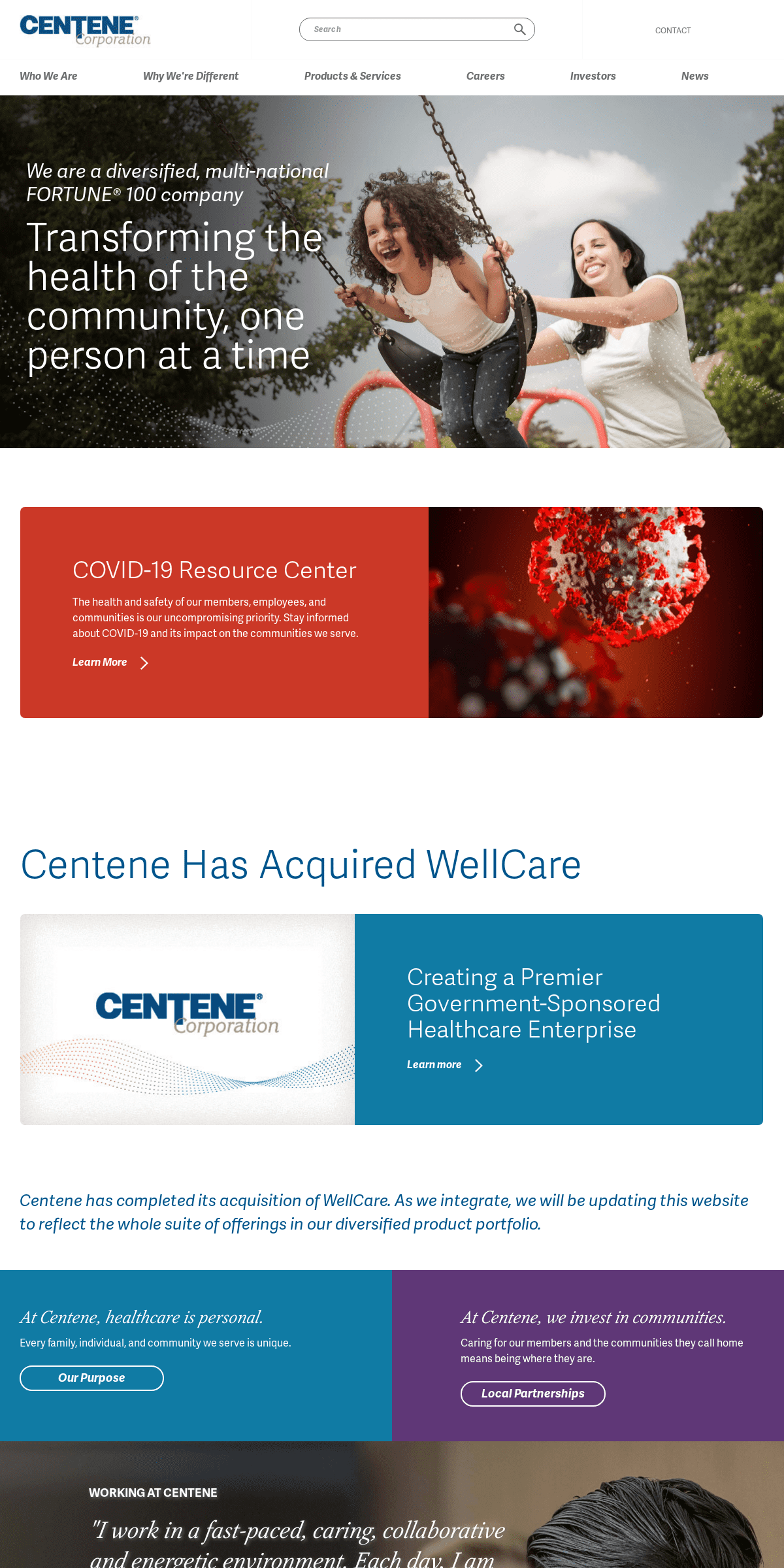 A complete backup of centene.com