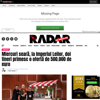 A complete backup of www.radardemedia.ro/miercuri-seara-la-imperiul-leilor-doi-tineri-primesc-o-oferta-de-500-000-de-euro/