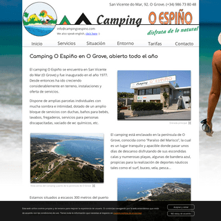 A complete backup of campingoespino.com