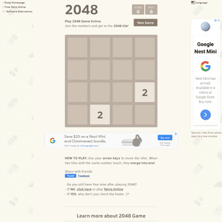 A complete backup of 2048game.com