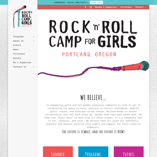 A complete backup of girlsrockcamp.org