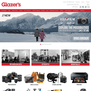 A complete backup of glazerscamera.com
