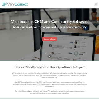 VeryConnect - Membership, CRM and Community Software