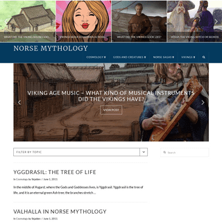 Norse Mythology - Vikings, Nordic Culture, and more.