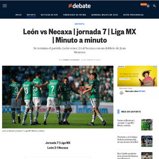 LeÃ³n vs Necaxa - jornada 7 - Liga MX - Minuto a minuto - EL DEBATE