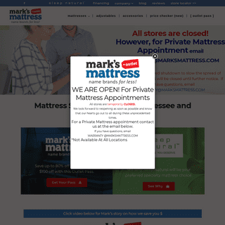 Mark's Mattress Outlet- Warehouse & Factory Clearance Name Brands