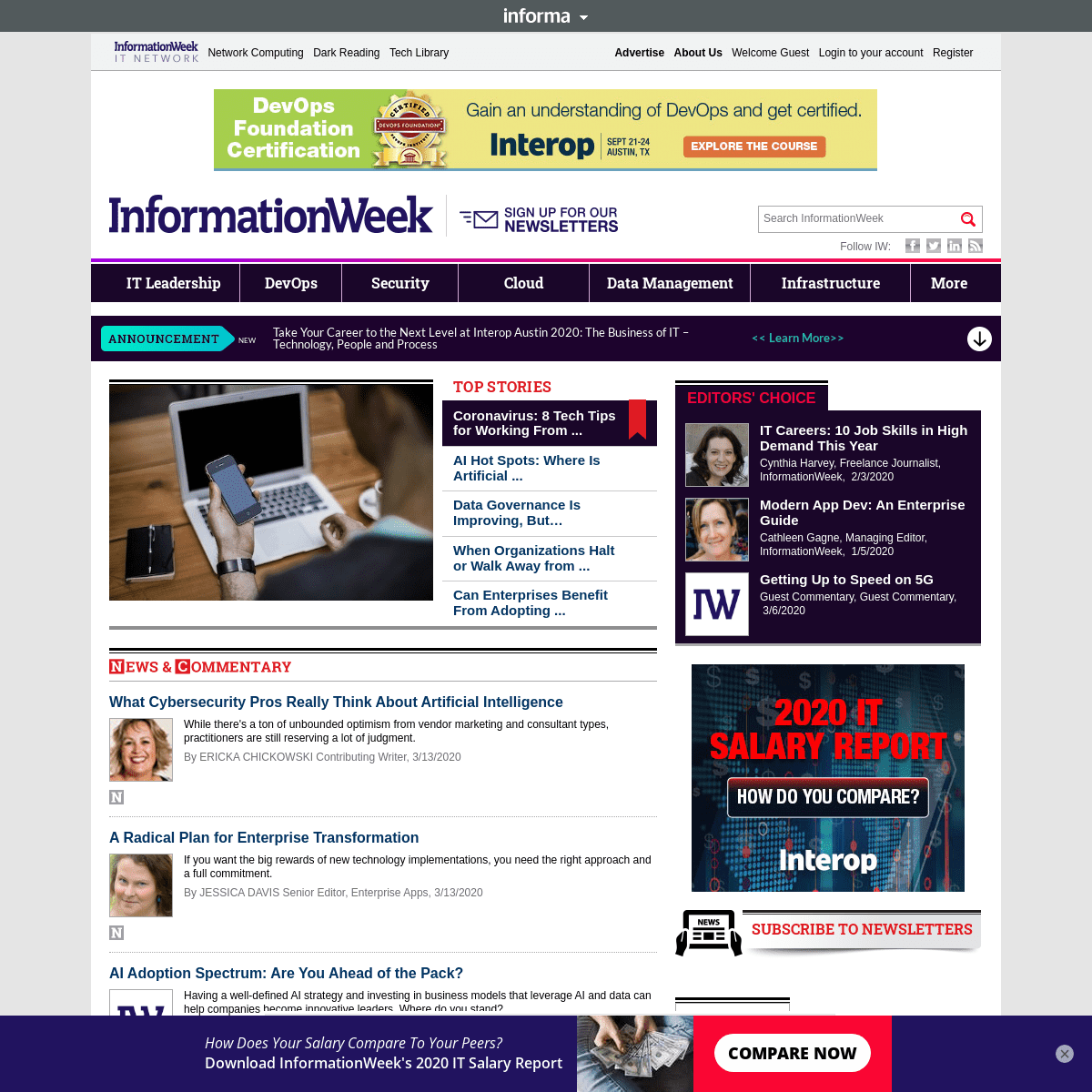 A complete backup of informationweek.com
